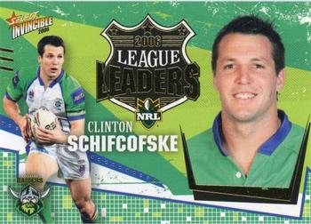 2006 Select Invincible - League Leaders #CC03 Clinton Schifcofske Front